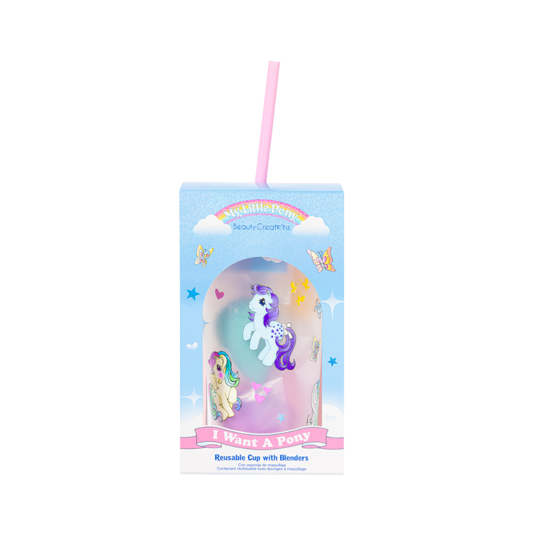 Vaso My Little Pony con 5 Esponjas I Want a Pony