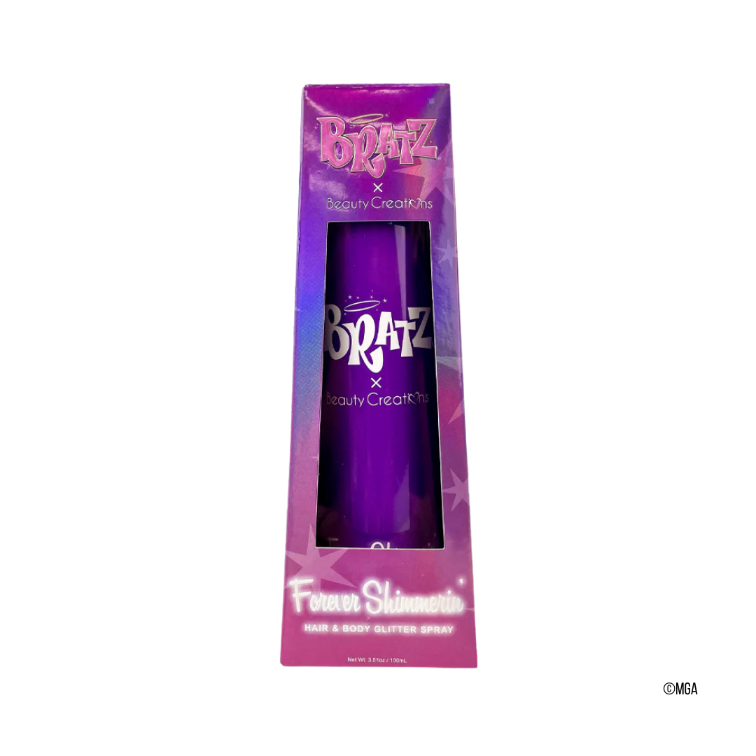 Glitter Spray Para Cabello y Cuerpo Beauty Creations x Bratz Forever Shimmerin´