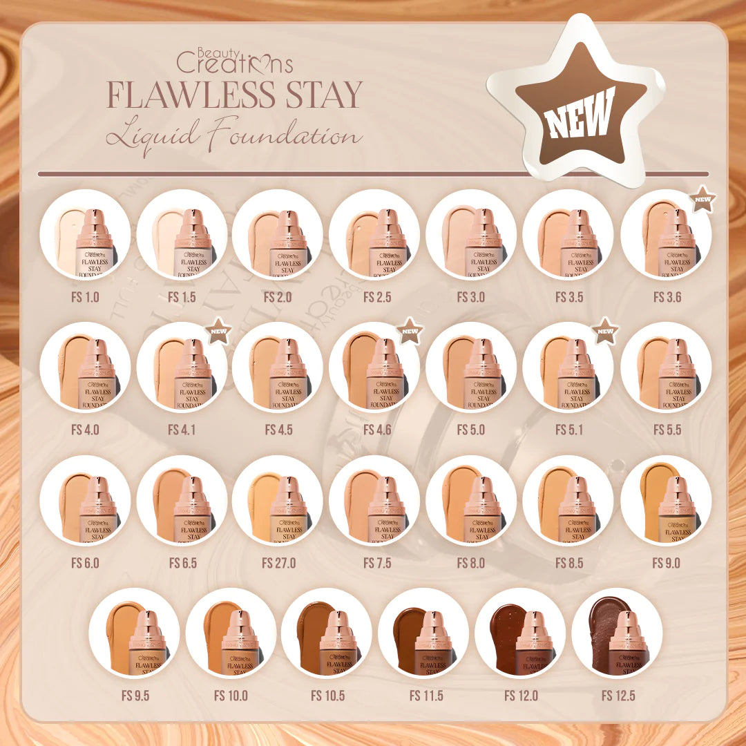 Base Flawless Stay Foundation FS 5.5 - Beauty Creations Colombia