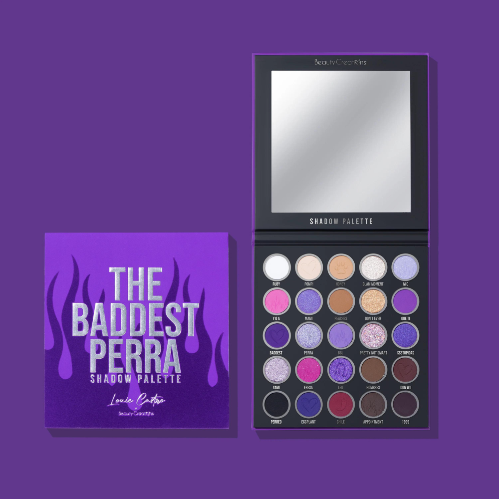 Paleta de Sombras Louie Castro The Baddest Perra - Beauty Creations Colombia