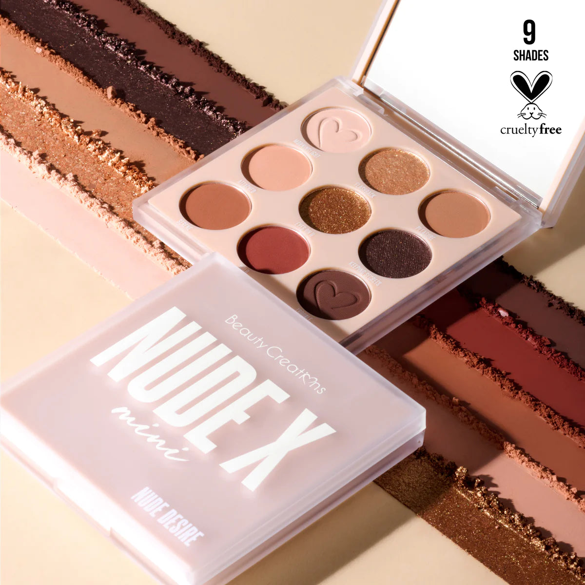 Paleta de Sombras Nudex Mini - Desire - Beauty Creations Colombia