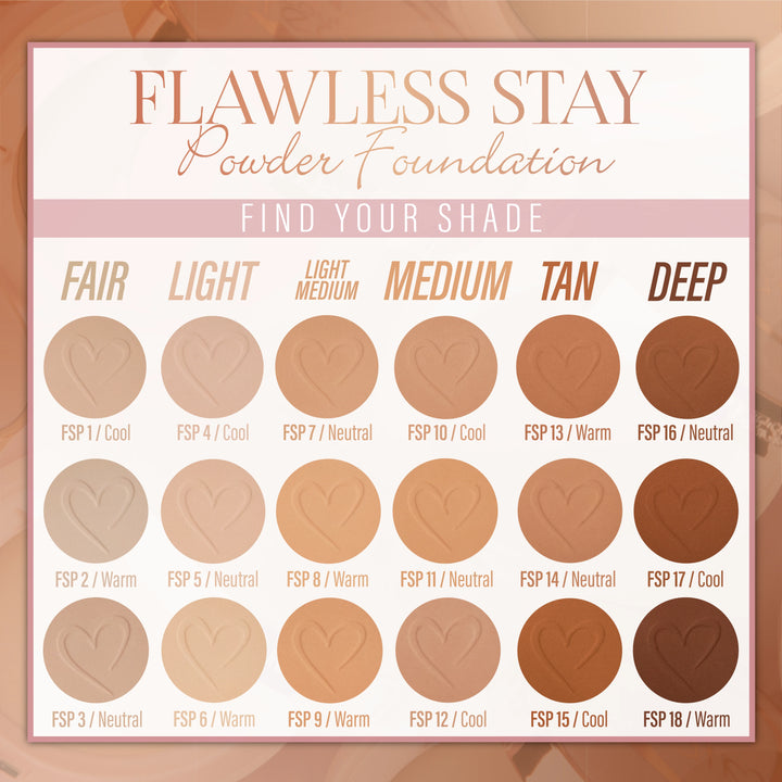 Polvo Compacto Flawless Stay FSP 8.0 - Beauty Creations Colombia